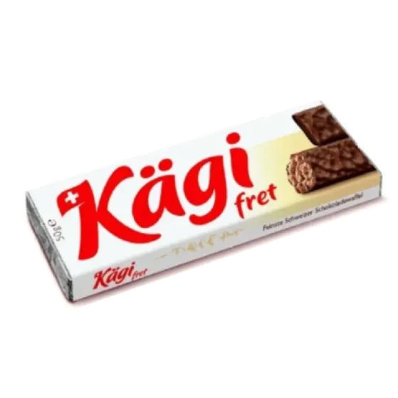 Kägi fret in ihrer Verpackung